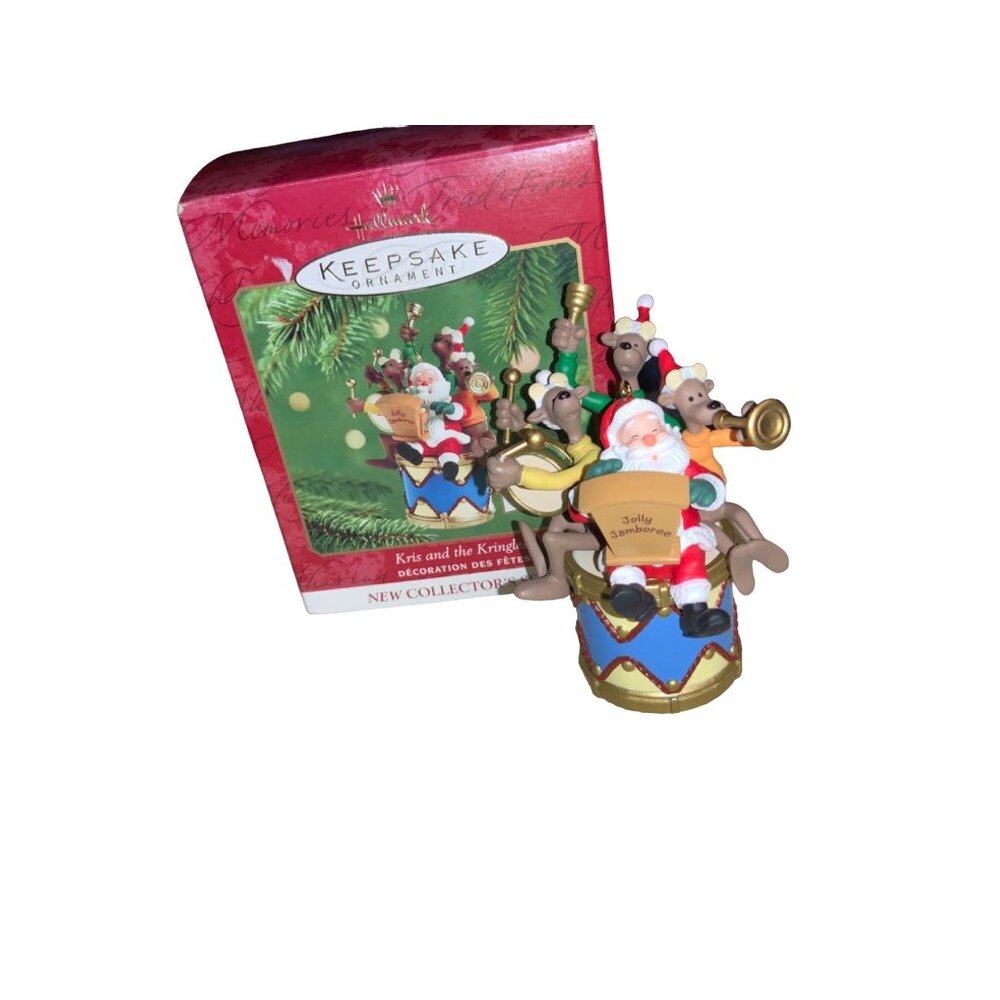 Hallmark Keepsake Ornament  Kris’s and the Kringle Santa and Reindeer - Picture 2 of 14